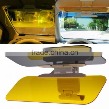 Kawachi HD Car Anti-Glare Dazzling Goggle Day & Night Vision Driving Mirror Sun Visors