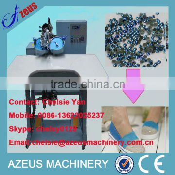 Labor saving apparel machinery 2 colors rhinestone hotfix machine for shoes