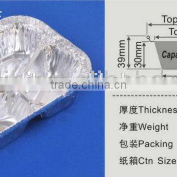 Disposable 3 Compartments Aluminium Foil Tray/Takeout Aluminium Foil Meal Tray photo-3