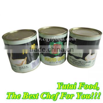 Aluminum Food Cans Ready to Eat Halal Meat Canned Roasted Goose Wholesale