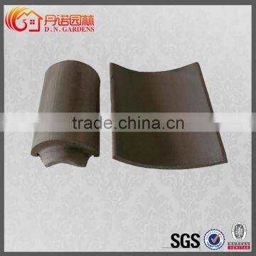 Durable high quality japanese ceramic roof shingles grey color