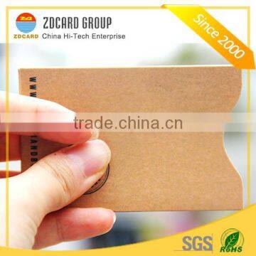 Custom Credit Card RFID Blocking Sleeve