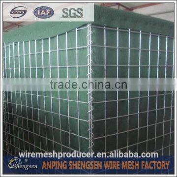 galvanized welded gabion wall for hesco barrier