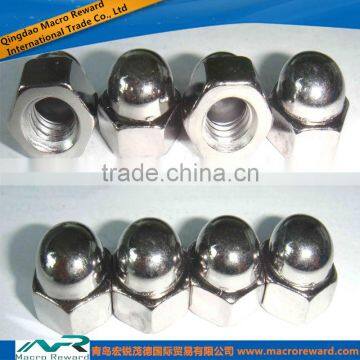 Q235 304 316 Plated Steel Cap Nut Nylon Cap Nut of ASTM SAE ISO Standard