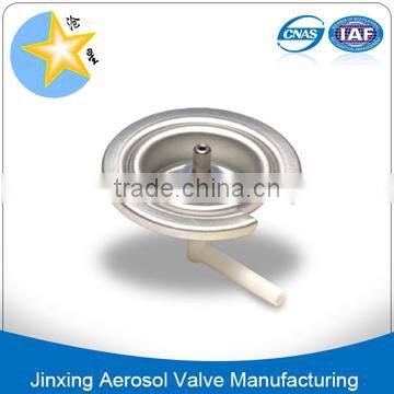 Portable gas can valve with black cap