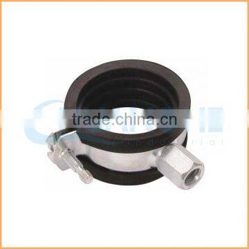 China manufacture best quality metal galvanized rubber hose clamp