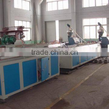 PE profile extrusion production line