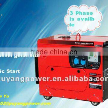 Good performance 5kW silent Diesel Generator with European Standard Plug