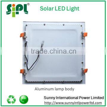 300x300mm Round Led Panel 30 Watt Solar Powered Battery Backup Rechargeable Led Home Emergency Light Stair Light photo-3