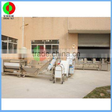 Factory Offer Air Bubble Ozone Fruit and Vegetable Peeling Cutting Washing Drying Automatic Machine Production Processing Line photo-2