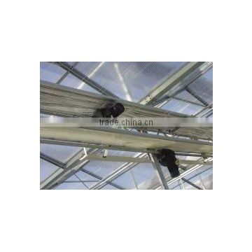 Greenhouse With Shading System Controlled By Electric Motor