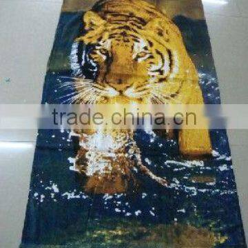 animal design weighted beach towel 33152