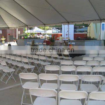 Big sale white plastic event outdoor foldable chair