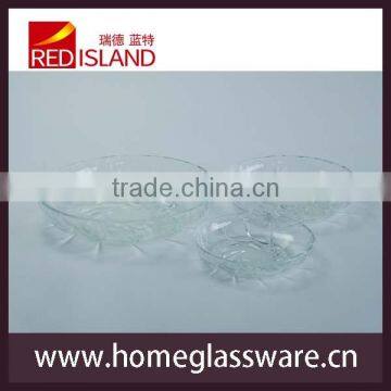 8 Inch Fresh Fruit Salad Glass Plate photo-2