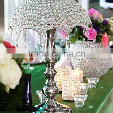 crystal centerpiece/billing centerpiece/umbrella centerpiece