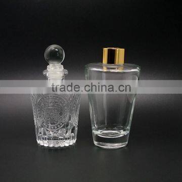 Glass perfume bottle aroma reed diffuser glass bottle