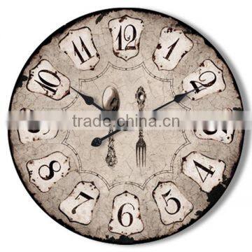 Old Antique Wall Clock Wooden Wall Clock MDF Wall Clock Wholesale