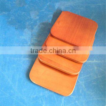 High Quality Painted Color Square Wooden Tea Cup Coasters photo-4
