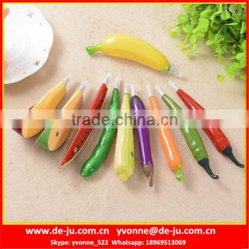 Realistic Fruit Vegetables Vitamin Ball Pen