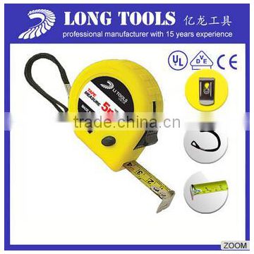 new style 3m 5m self-locking carbon steel retractable tape measure factory