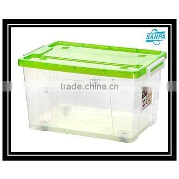 Wholesale Household Cheap PP New Storage Box With Wheels