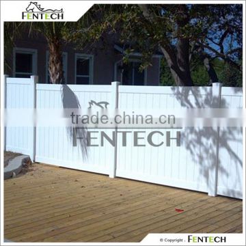 White Privacy Vinyl Fence Panels for Garden Fence Yard fence