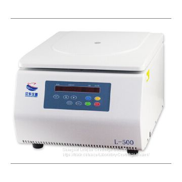 Lab Centrifuge 5,000rpm horizontal rotor Table top LED Display 8 x 50ml, 32x 15ml (L-500)