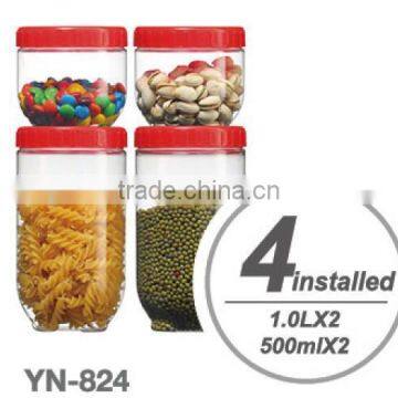 plastic storage jar