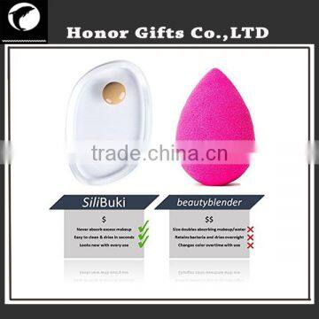 Amozon Hot Eco-friendly Silicone Make Up Sponge photo-5