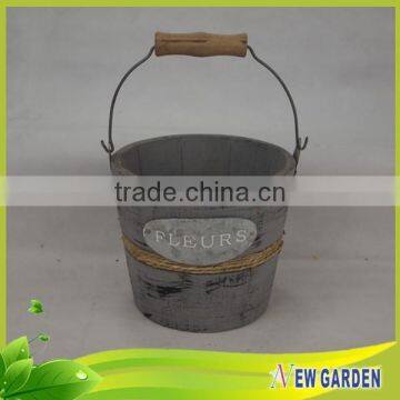 Cheaper Economical Round Wall Mounted Flower Basket With Handles photo-5