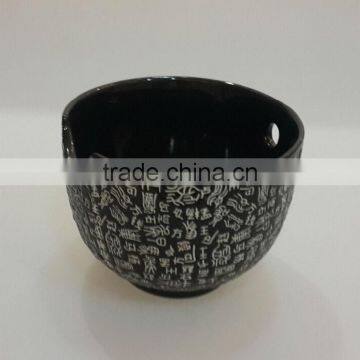 Customized Chinese Style Handprinting Ceramic Noodle Bowl photo-4