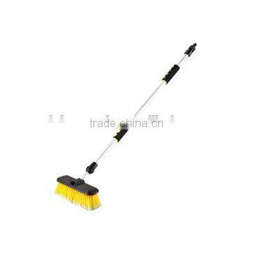 2015 New Hot Microfiber Soft Bristle Telescopic Car Wheel Wash Dust Detailing Cleaning Brush Flow Through Brush Series photo-2