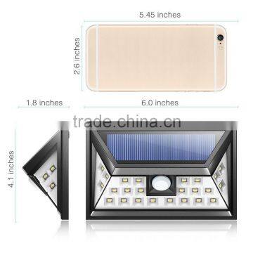 YIFAN Outdoor Light PIR Motion Sensor Outdoor Solar Light 24pcs Led Solar Security Light photo-3