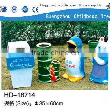 (HD-18714)Cartoon Outdoor Fiberglass Trash Cans photo-6