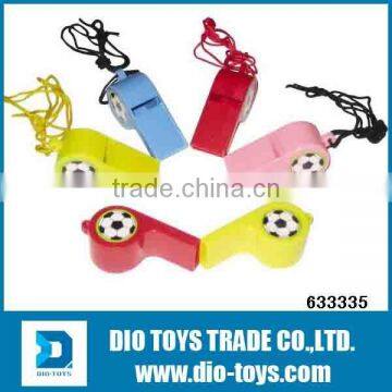 promotional colorful soccer fan whistle for sale