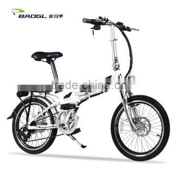 36V 10AH LED Display PAS System 250W 20 Inch Folding Electric Bike photo-5