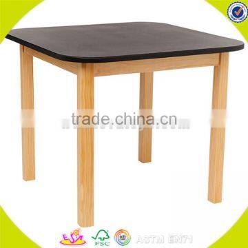 Оптовая продажа красивого деревянного стола и 4 стульев, домашнего деревянного стола для детей и 4 стульев, топовых по продажам стола и 4 стульев W08G141 photo-4