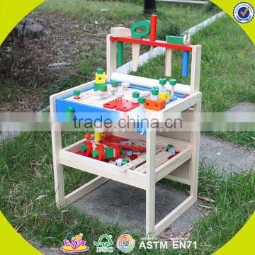 2017 New Design Baby Wooden Tool Set Toy Wholesale Kids Wooden Tool Set Toy Educational Children Wooden Tool Set Toy W03D069 photo-3