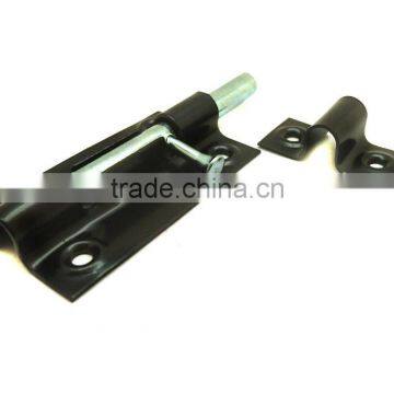 Window Barrel Bolt Lock, Popular Iron Barrel Bolt, 3" Black Coated Door Bolt photo-6