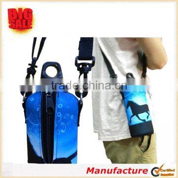 750ml Neoprene Insulated Sport Outdoor Water Bottle Cooler Soft/Waterproof/Light/Comfortable Bottle Cooler Shoulder Strap photo-6