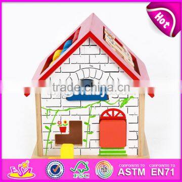 2017 New Design Funny Toy Children Wooden Multi Activity Cube W12D049 photo-3