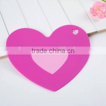 Custom Silicone Coasters Heart Shaped Colorful Silicone Pot Coaster photo-6