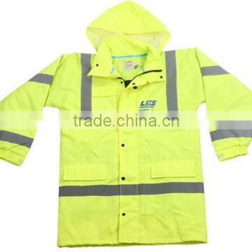 High Visibility Blue Safety Security Reflective Strip Jacket photo-5