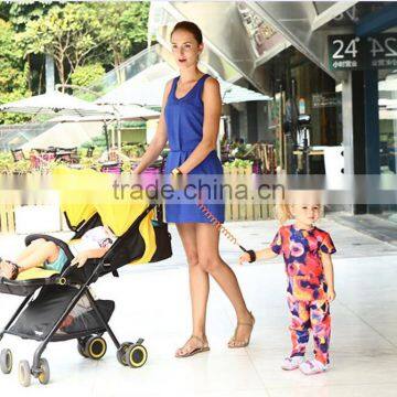kids safety wrist rein harness strap elastic string toddler anti loss children wrist link collapsible rope cannot cut off