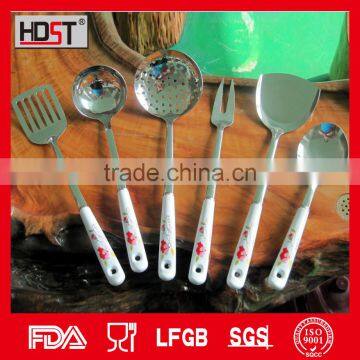 18/8 Stainless Ceramic Flower Handle Good Quality Kitchen Accessories for Best Selling photo-3