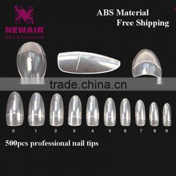 2017 Top Nail Shape Coffin Oval Stiletto Square Finger Nails Tips Beauty Salon photo-2