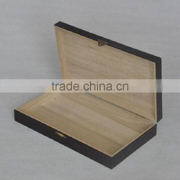 wooden tea box with compartments / tea bag holder box