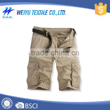 Breathable custom made MENS fitness Wholesale Cargo shorts