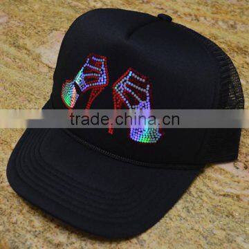 Wholesale Cheaper Custom Letter and Words Rhinestone Heat Transfer ,bling Crystal ,nailhead, Rhinestuds for Cap photo-2