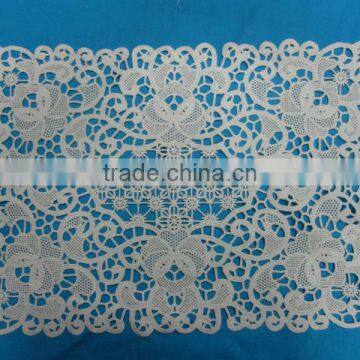 machine embroidery cotton lace doliy